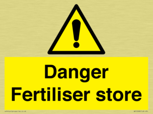 Danger Fertiliser store